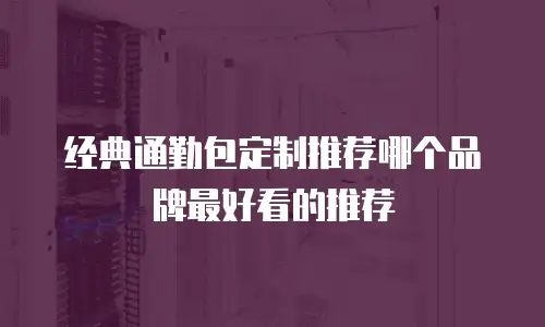 经典通勤包定制推荐哪个品牌最好看的推荐