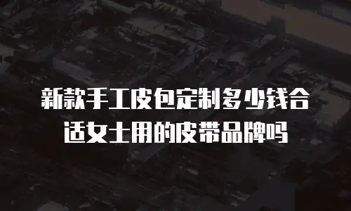 新款手工皮包定制多少钱合适女士用的皮带品牌吗