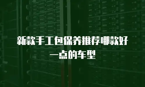 新款手工包保养推荐哪款好一点的车型