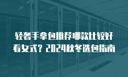 轻奢手拿包推荐哪款比较好看女式？2024秋冬选包指南