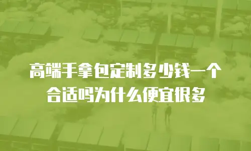 高端手拿包定制多少钱一个合适吗为什么便宜很多