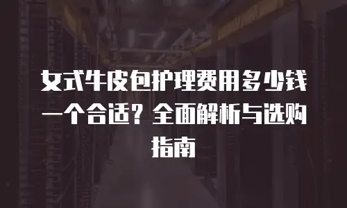 女式牛皮包护理费用多少钱一个合适？全面解析与选购指南