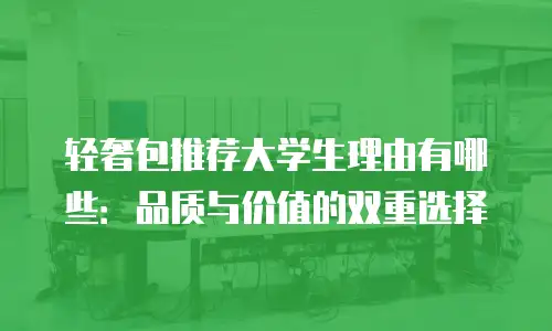 轻奢包推荐大学生理由有哪些：品质与价值的双重选择