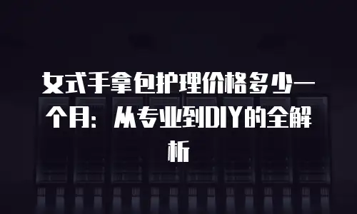 女式手拿包护理价格多少一个月：从专业到DIY的全解析