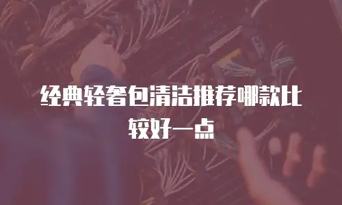 经典轻奢包清洁推荐哪款比较好一点