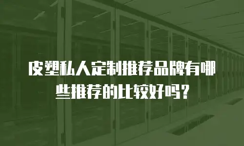 皮塑私人定制推荐品牌有哪些推荐的比较好吗？