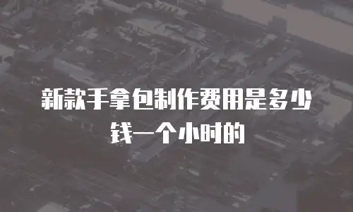 新款手拿包制作费用是多少钱一个小时的