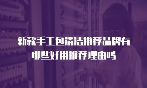 新款手工包清洁推荐品牌有哪些好用推荐理由吗