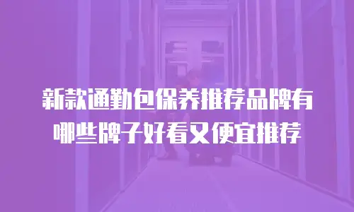 新款通勤包保养推荐品牌有哪些牌子好看又便宜推荐