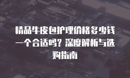 精品牛皮包护理价格多少钱一个合适吗？深度解析与选购指南