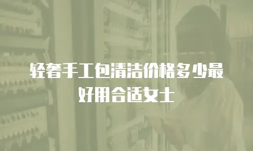 轻奢手工包清洁价格多少最好用合适女士