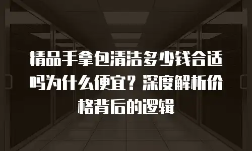 精品手拿包清洁多少钱合适吗为什么便宜？深度解析价格背后的逻辑