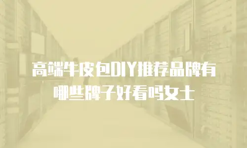 高端牛皮包DIY推荐品牌有哪些牌子好看吗女士
