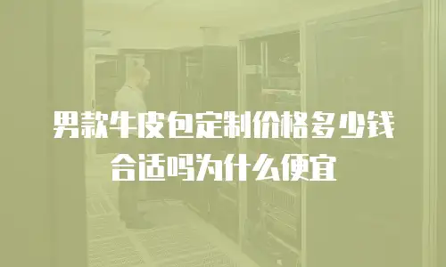 男款牛皮包定制价格多少钱合适吗为什么便宜