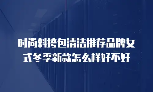 时尚斜挎包清洁推荐品牌女式冬季新款怎么样好不好