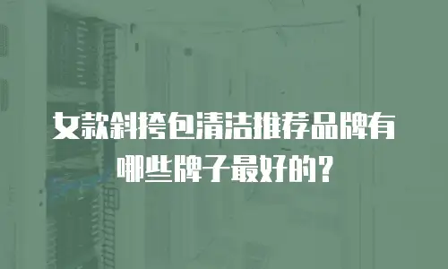 女款斜挎包清洁推荐品牌有哪些牌子最好的？