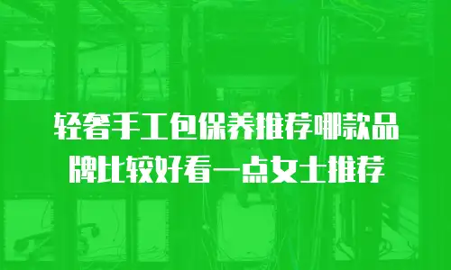 轻奢手工包保养推荐哪款品牌比较好看一点女士推荐