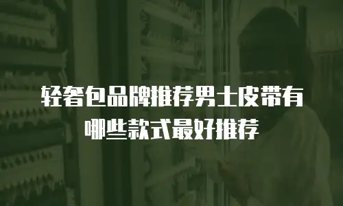 轻奢包品牌推荐男士皮带有哪些款式最好推荐