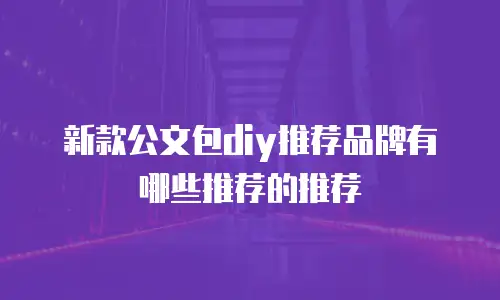 新款公文包diy推荐品牌有哪些推荐的推荐