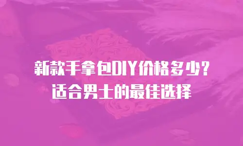 新款手拿包DIY价格多少？适合男士的最佳选择