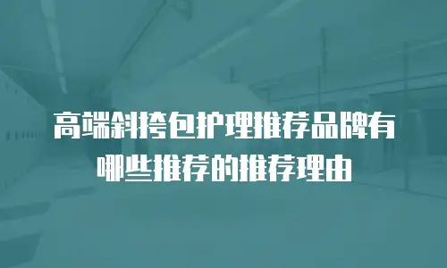 高端斜挎包护理推荐品牌有哪些推荐的推荐理由