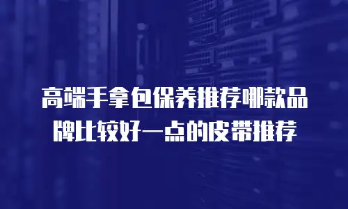 高端手拿包保养推荐哪款品牌比较好一点的皮带推荐
