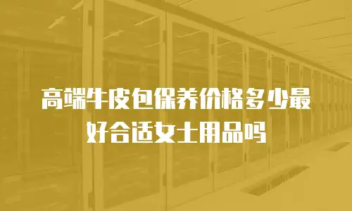高端牛皮包保养价格多少最好合适女士用品吗