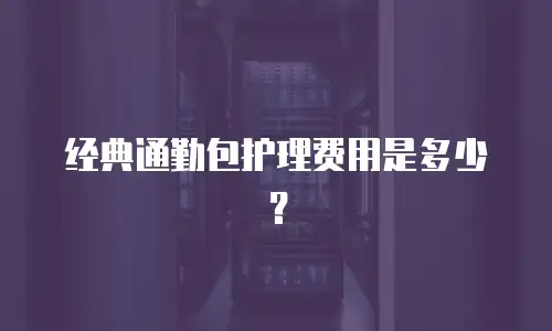 经典通勤包护理费用是多少？