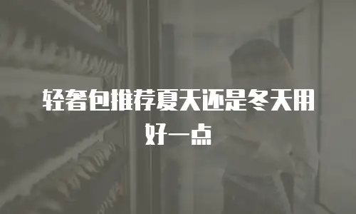 轻奢包推荐夏天还是冬天用好一点