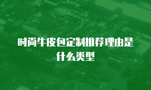 时尚牛皮包定制推荐理由是什么类型