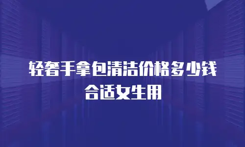 轻奢手拿包清洁价格多少钱合适女生用