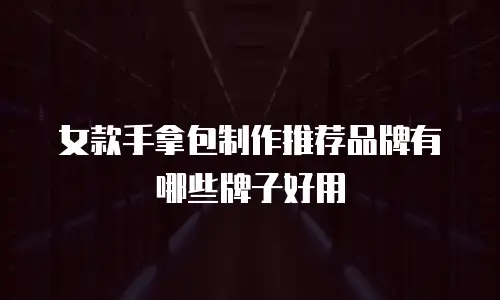 女款手拿包制作推荐品牌有哪些牌子好用