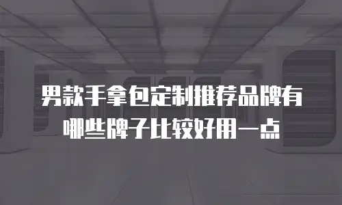 男款手拿包定制推荐品牌有哪些牌子比较好用一点