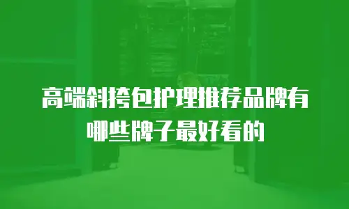 高端斜挎包护理推荐品牌有哪些牌子最好看的