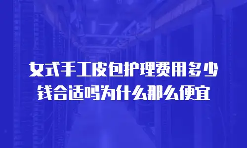 女式手工皮包护理费用多少钱合适吗为什么那么便宜