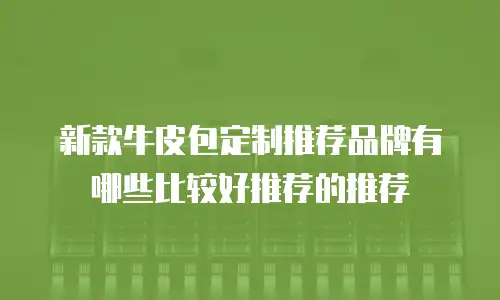 新款牛皮包定制推荐品牌有哪些比较好推荐的推荐