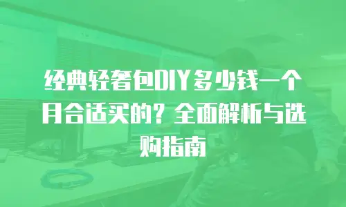 经典轻奢包DIY多少钱一个月合适买的？全面解析与选购指南
