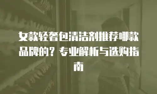 女款轻奢包清洁剂推荐哪款品牌的？专业解析与选购指南