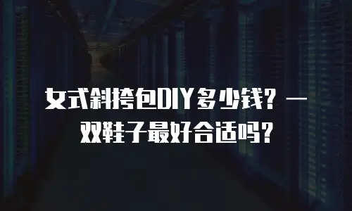 女式斜挎包DIY多少钱？一双鞋子最好合适吗？