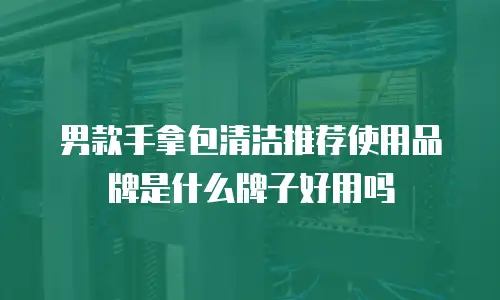 男款手拿包清洁推荐使用品牌是什么牌子好用吗