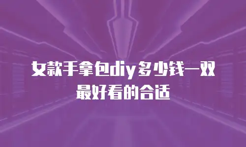 女款手拿包diy多少钱一双最好看的合适