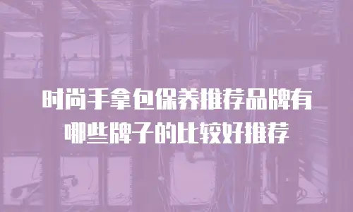 时尚手拿包保养推荐品牌有哪些牌子的比较好推荐