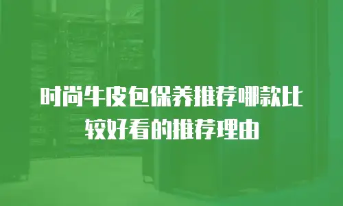 时尚牛皮包保养推荐哪款比较好看的推荐理由