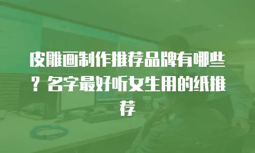 皮雕画制作推荐品牌有哪些？名字最好听女生用的纸推荐