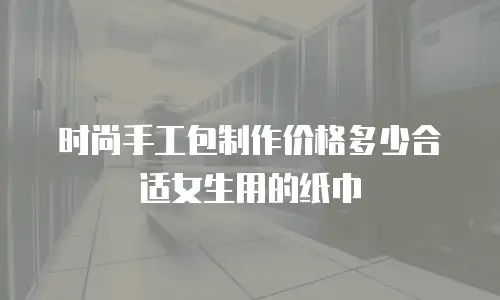 时尚手工包制作价格多少合适女生用的纸巾