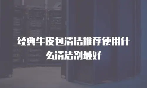 经典牛皮包清洁推荐使用什么清洁剂最好