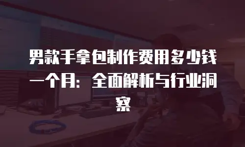 男款手拿包制作费用多少钱一个月：全面解析与行业洞察