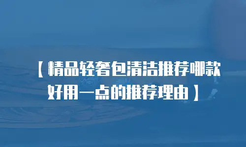 【精品轻奢包清洁推荐哪款好用一点的推荐理由】