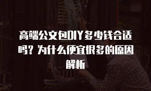 高端公文包DIY多少钱合适吗？为什么便宜很多的原因解析