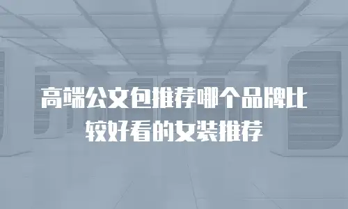 高端公文包推荐哪个品牌比较好看的女装推荐